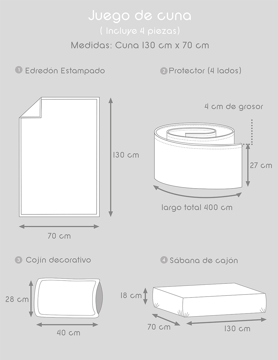 ondas de mar para 4 piezas 7